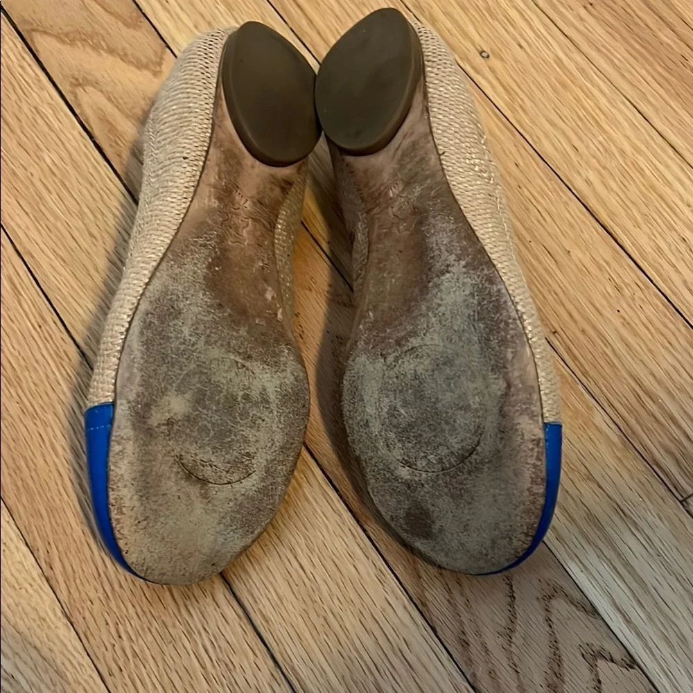 Tory Burch Blue and Beige Women's Flats - Picture 5 of 5